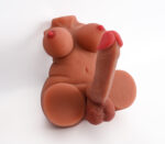 Realistik Göğüs ve Entegre Dildo Kombinasyonlu Premium Mastürbatör - Görsel 2