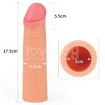 Kristal Set Ekstra Kalın ve Tırtıklı Yapılı Penis Kılıfı - Görsel 3