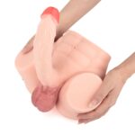 20 cm Gerçekçi Doku Erkek Gövde Dildo - Görsel 5