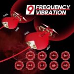 Gül Tasarımlı Titreşimli Ağız Gag ve Göğüs Ucu Klipsi - Görsel 3