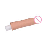 Gerçekçi Damarlı ve 2.5 cm Uzatmalı Esnek Penis Kılıfı - Görsel 2