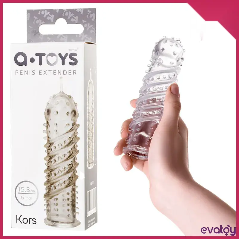 toys-kors-15-cm-tpr-seffaf-penis-kilifi A-Toys Kors 15 Cm TPR Şeffaf Penis Kılıfı - Görsel 1