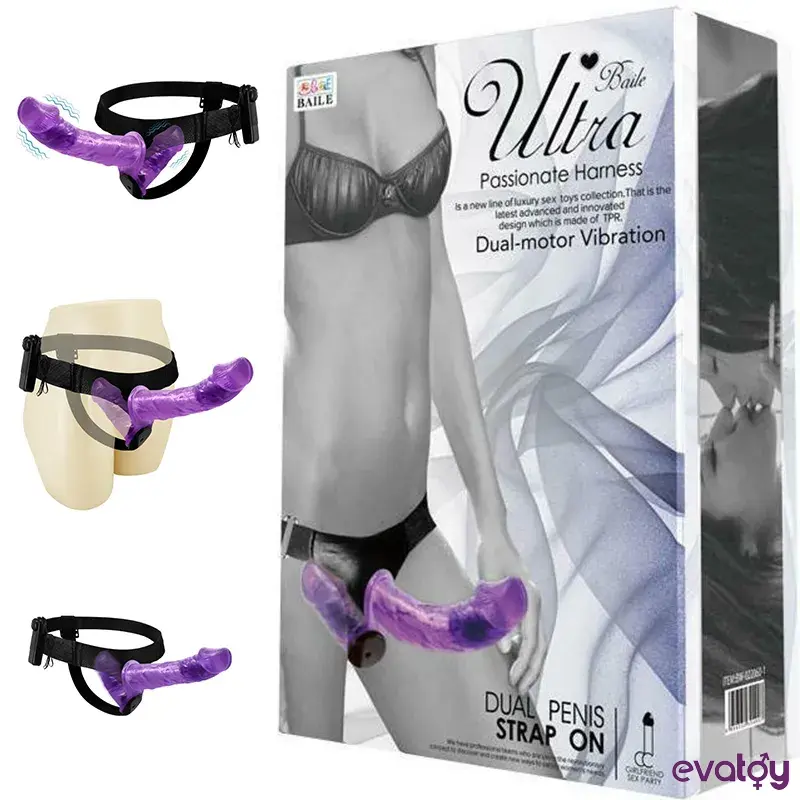 ultra-passionate-harness-cift-basli-cift-motorlu-vibrator Ultra Passionate Harness Çift Başlı Çift Motorlu Vibratör - Görsel 1